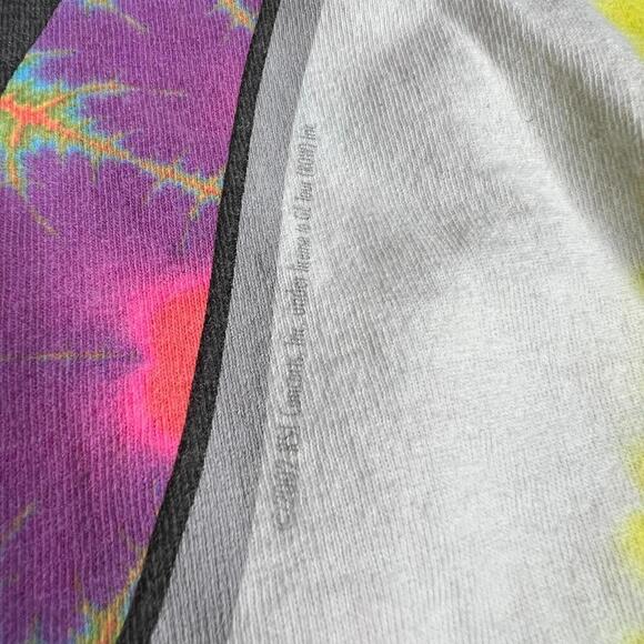 Vintage 2002 Liquid Blue The Rolling Stones Tie-Dye Band T-Shirt Size XL 90s Y2K - Picture 8 of 10